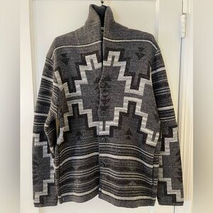 Brand New w/o Tags: Lucky Brand Men's/Women’s Charcoal  Cardigan/Coat